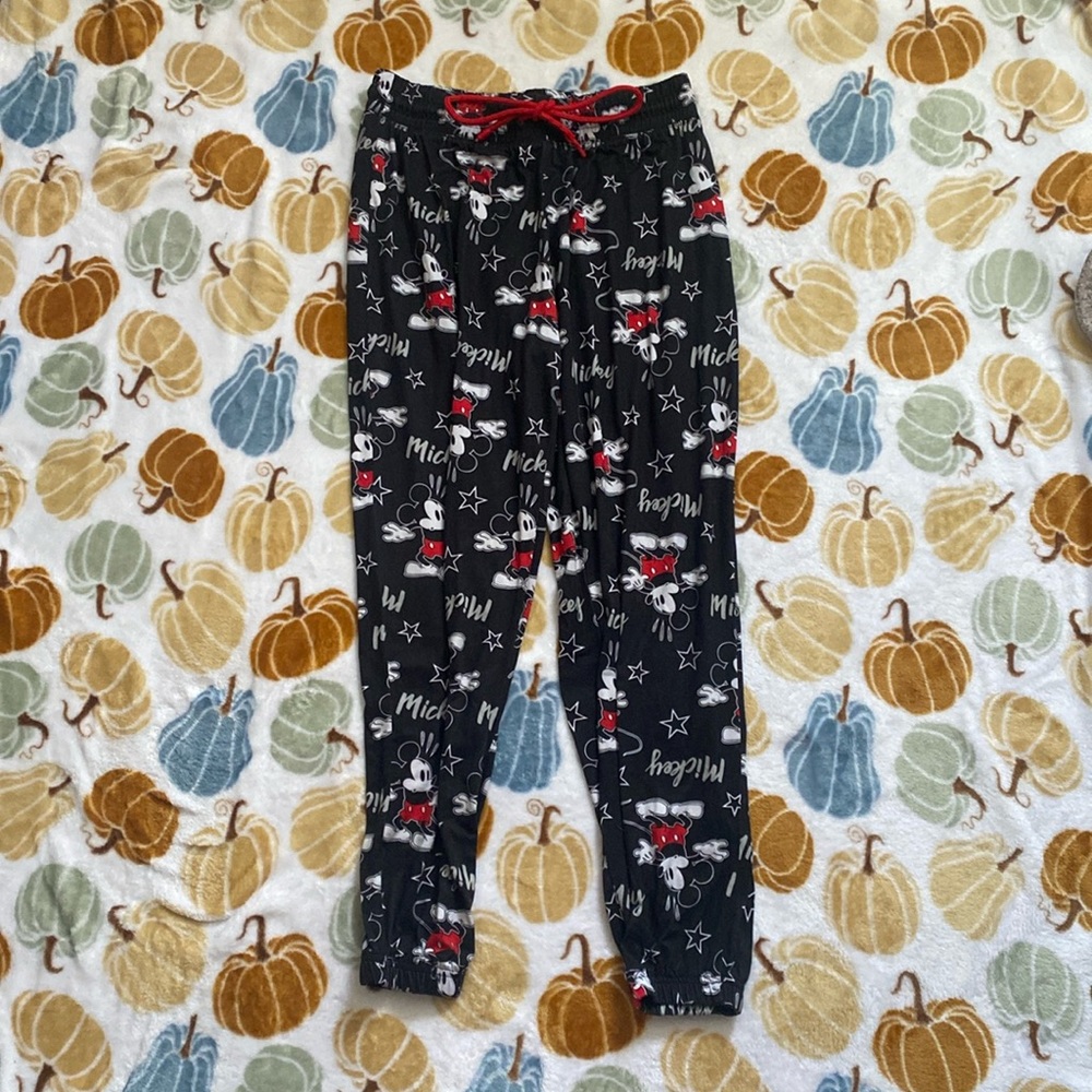 Disney Mickey joggers in a size medium and true to size